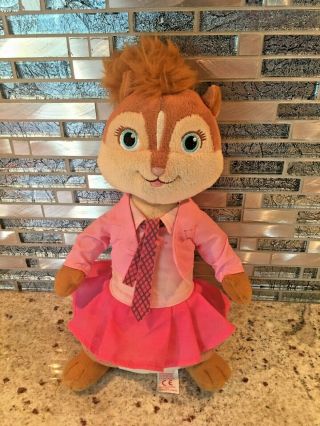 Ty Alvin And The Chipmunks 8 " Brittany Chipette Beanie Baby Plush Stuffed Animal