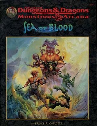 Sea Of Blood Exc,  9560 D&d Ad&d Monstrous Arcana Module Dungeons Dragons Tsr