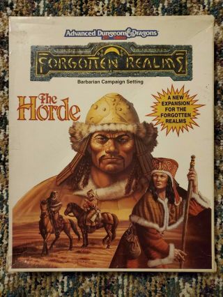 Ad&d The Horde Forgotten Realms Box 1055 Ad&d (2e),  Forgotten Realms Tsr
