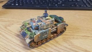 Painted 28mm Bolt Action German Panzer Iii N Chain Of Command 1/56
