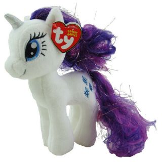 Ty Beanie Baby - Rarity (sparkle Hair Strands - 7 Inch) (my Little Pony) - Mwmts