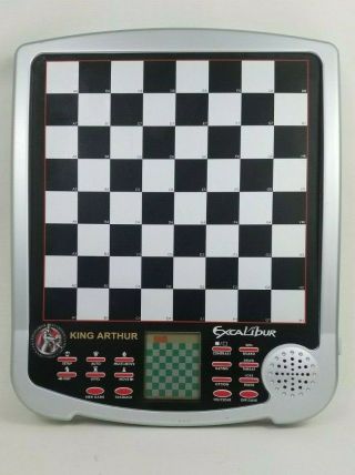 Electronic Chess Game Excalibur King Arthur Model 915 - 2 Chess Set