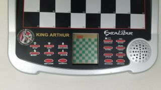 Electronic Chess Game Excalibur King Arthur Model 915 - 2 Chess Set 3