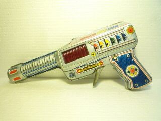 Fantastic Tin Toy Space Gun Made In Japan