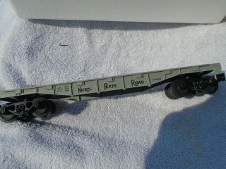 Mth Rail King Rk - 7605l Nickel Plate Flat Car