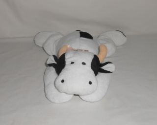 Retired 1994 Ty Plush Pillow Pal Cow “moo”