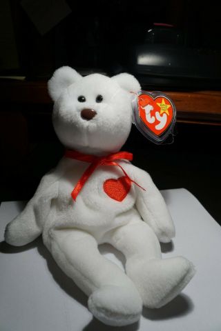 Valentino Beanie Baby 1993 1994 With Errors Including Origiinal,  Suface,  Etc.
