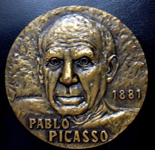 Painter / Pablo Picasso 1881 / Guernica / Bronze Medal By JosÉ De Moura / N 125