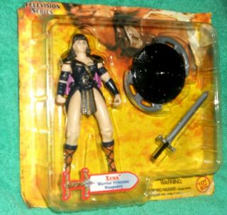 Xena Warrior Princess Hercules Action Figure W Shield & Sword By Toybiz 1995