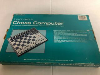 Vintage Radio Shack Companion Chess Computer Electronic Game 1994 60 - 2439 Tandy 2