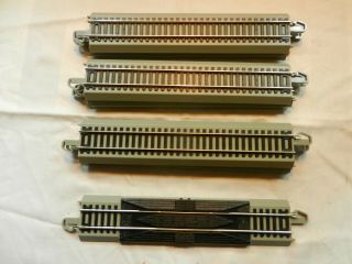 Bachmann - Ho Scale - Straight Gray Roadbed Track - 9 Sect. ,  Power Rerailer