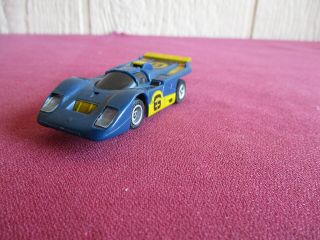 Afx 1799 Ho Scale Blue/yellow 9 Ferrari 512m Slot Car
