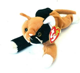 Ty Beanie Babies Chip Calico Cat 1996 With Tag