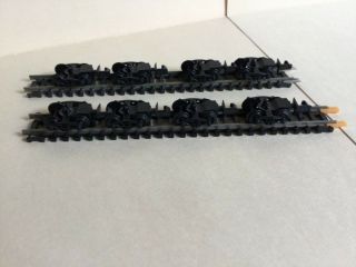 Eight Micro - Trains (mtl) Clip - On Trucks With Wheels