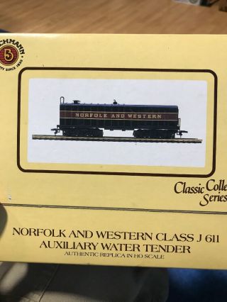 Bachmann N&w - Norfolk & Western J Class 611 Steam Auxiliary Water Tender Ho Niob