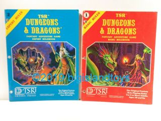 Dungeons & Dragons Basic & Expert Rules Books Tsr 2014 & 2015