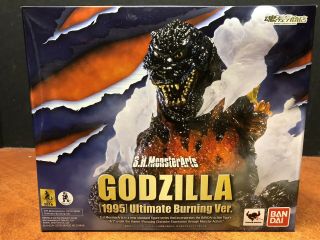 Japan 2016 Bandai S.  H.  Monsterarts Godzilla 1995 Ultimate Burning Ver.  Em3992