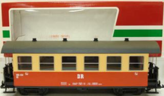 Lgb 30730 Dr 2nd Class Red & Tan Passenger Car Ln/box