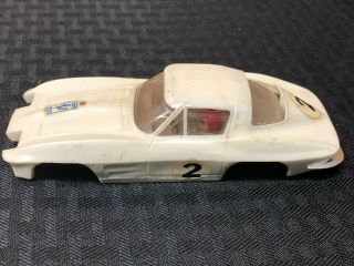 Vintage Eldon 1965 Chevy Corvette Stingray 1964 Slot Car 1/32 Body Only Parts