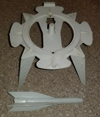Vintage Ideal Astro Base Replacement Part - Piece And Missile
