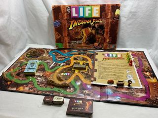 The Game Of Life Indiana Jones Edition Board Game 2008 Hasbro Collectors Edition