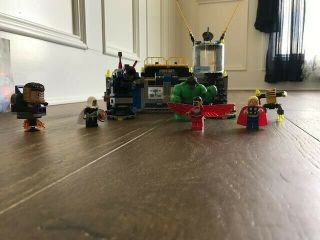 Lego Marvel Superheroes - Hulk Lab Smash - 76018 - No Box Complete Set