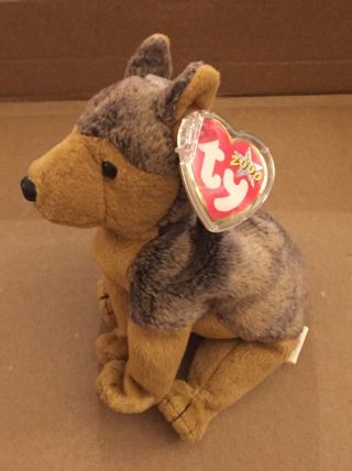 Ty Sarge The German Shepherd Dog Beanie Baby - - Tags