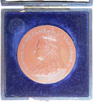 1901 Great Britain Victoria - National Medal For Success In Art Bronze 51mm