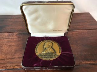 Medallic Art Co Bronze 2.  5 " Medal Medallion Appa Psychopathology Samuel Hamilton