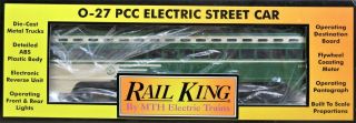MTH Railking 30 - 2504 - 1 SF PCC Electric Street Car Trolley w/PS1 O - Gauge LN 2