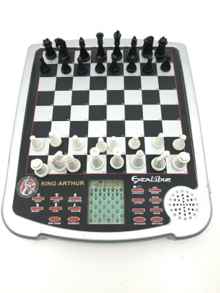 King Arthur Excalibur Eletronic Chess Game Model 915 - 3 - Complete