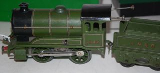 Hornby O Gauge Type 501 Loco And Tender In Lner Green Livery