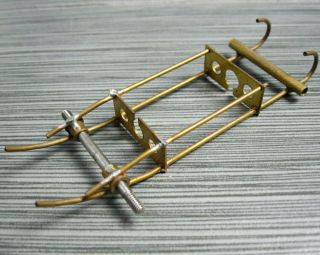 Slot Car Scratch Built Brass Wire/tube Chassis Vintage 1/32 Scale