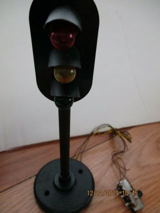 Model Power " G " Scale 3 Lite Traffic Signal With Brass Parts - No.  987