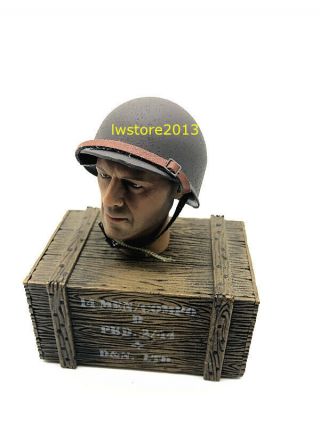 1/6 Scale Wwii Us Army Rangers Soldier Metal Helmet Model Cap Toys