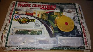 1995 Bachmann White Christmas Express Ho Scale Train Set Complete 609