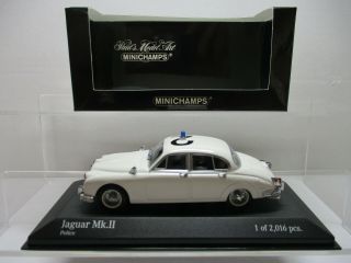 Minichamps 1/43 Jaguar Mk Ii Police 1959 Limited (430130690)
