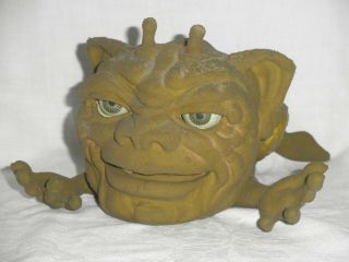 Vintage 1987 Seven Towns Boglins Drool Squidge Hand Puppet Monster Creature