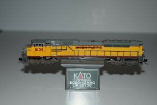 N Scale Kato Custom Union Pacific Sd90/43 Powered Diesel Locomotive Dcc C11205