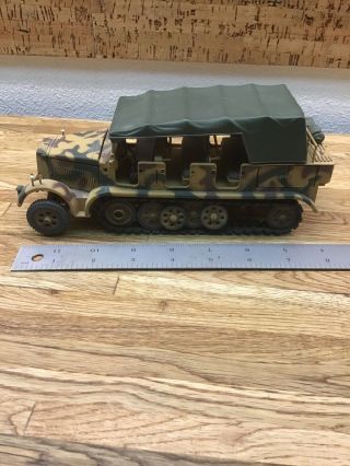 21st Century Toys Ultimate Soldier 1:32 German Half Track Troop Carrier Euc Hh - 5