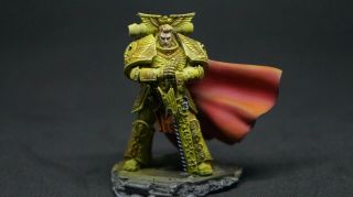 Warhammer 30000.  Rogal Dorn,  Primarch Fists.  Pro Painted