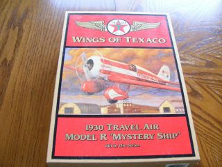 Ertl Wings Of Texaco Die Cast 1930 Travel Air Model R " Mistery Ship Aircraft