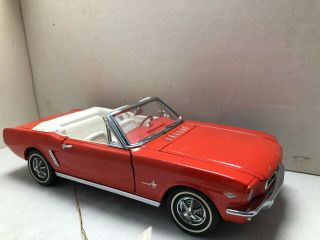 1/24 Scale Metal Diecast Model Franklin 1964 1/2 Ford Mustang Convertible