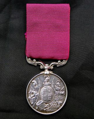 Victorian Army Long Service & Good Conduct Medal: 3 Rifle Brigade,  Served India.