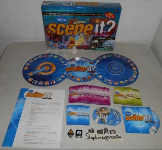 2007 Disney Dvd Scene It 2nd Edition Board Game Mattel