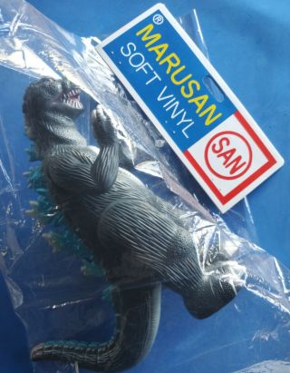 2004 Marusan Godzilla Blue Toho W/ Header And Bag