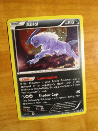 Lp Pokemon Absol Card Black Star Promo Set Xy178 Blister Pack X And Y Holo