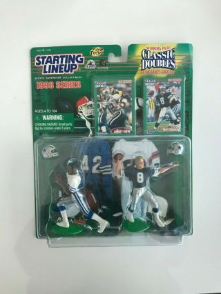 Nfl Starting Lineup 1998 Classic Doubles Emmitt Smith Troy Aikman Dallas Cowboys