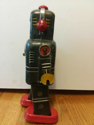 Vintage Wind Up Tin Toy Robot - - Space Man - - Made in Japan S.  Y SY 2