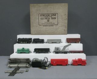 Marx 9363 O Gauge Postwar Steam Freight Set/box